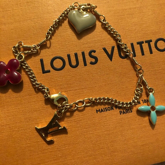 Jewelry Lv Bracelet With Lv Charms Poshmark